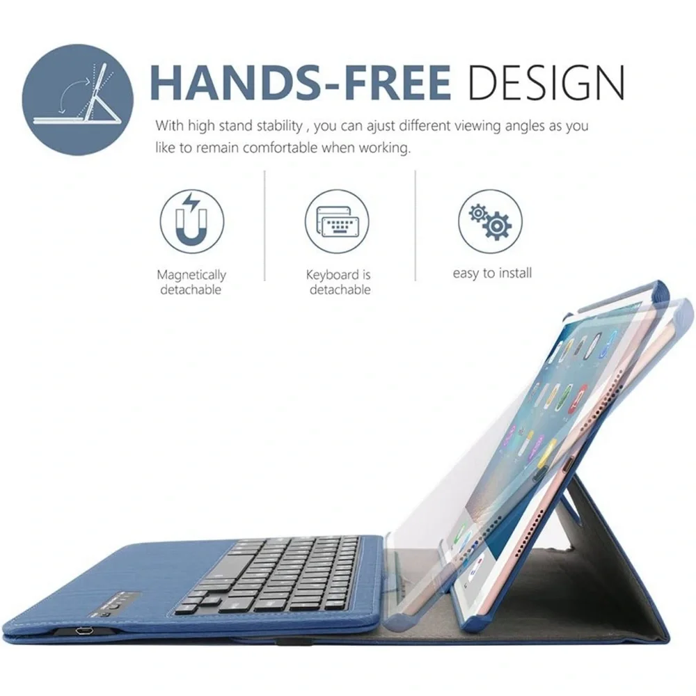 iPad 10.5 case with detachable keyboard.